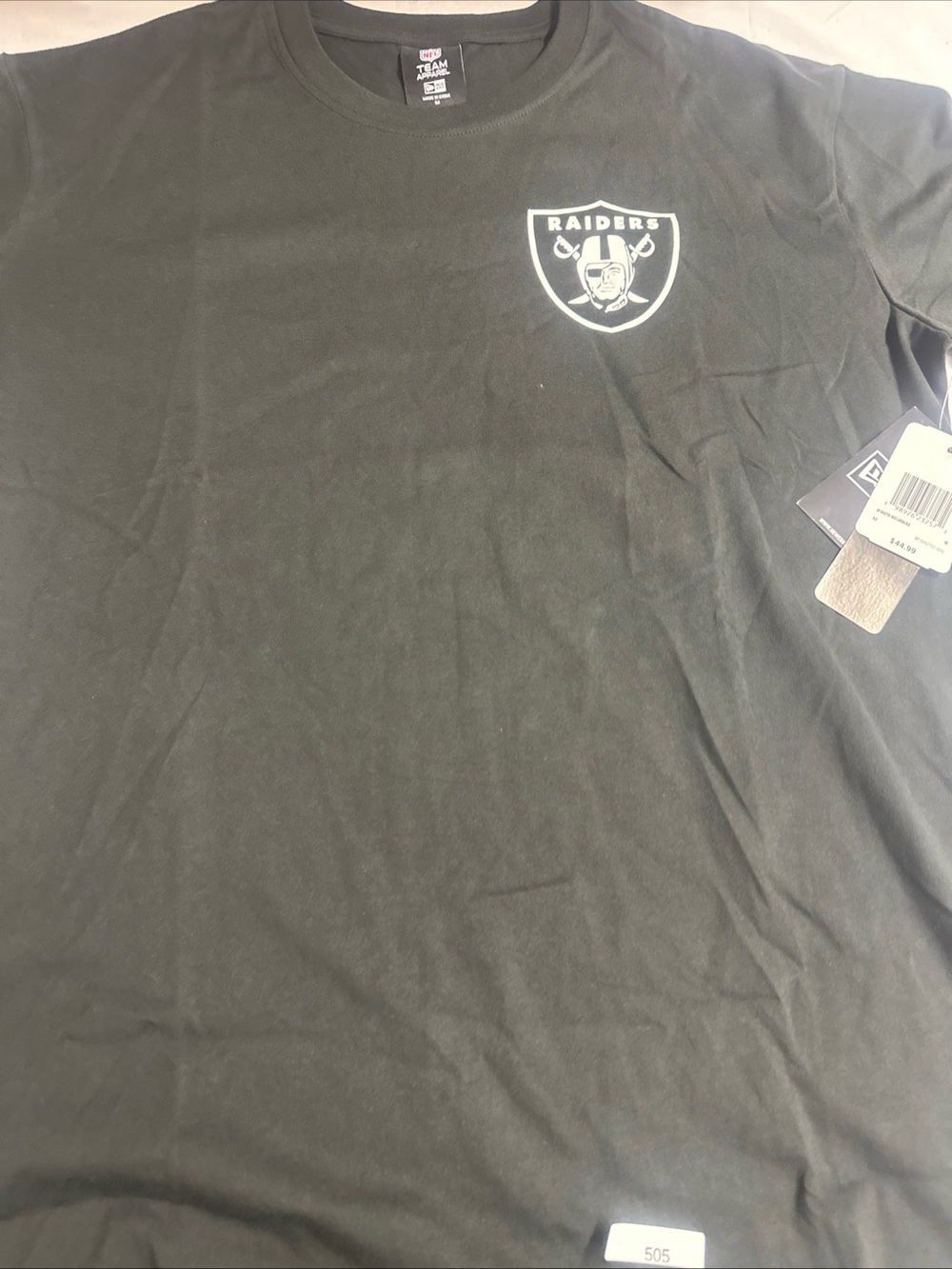 Riders by Lee Black Crew Tee with Raiders Shield Logo